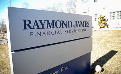 Raymond James Financial Services sign